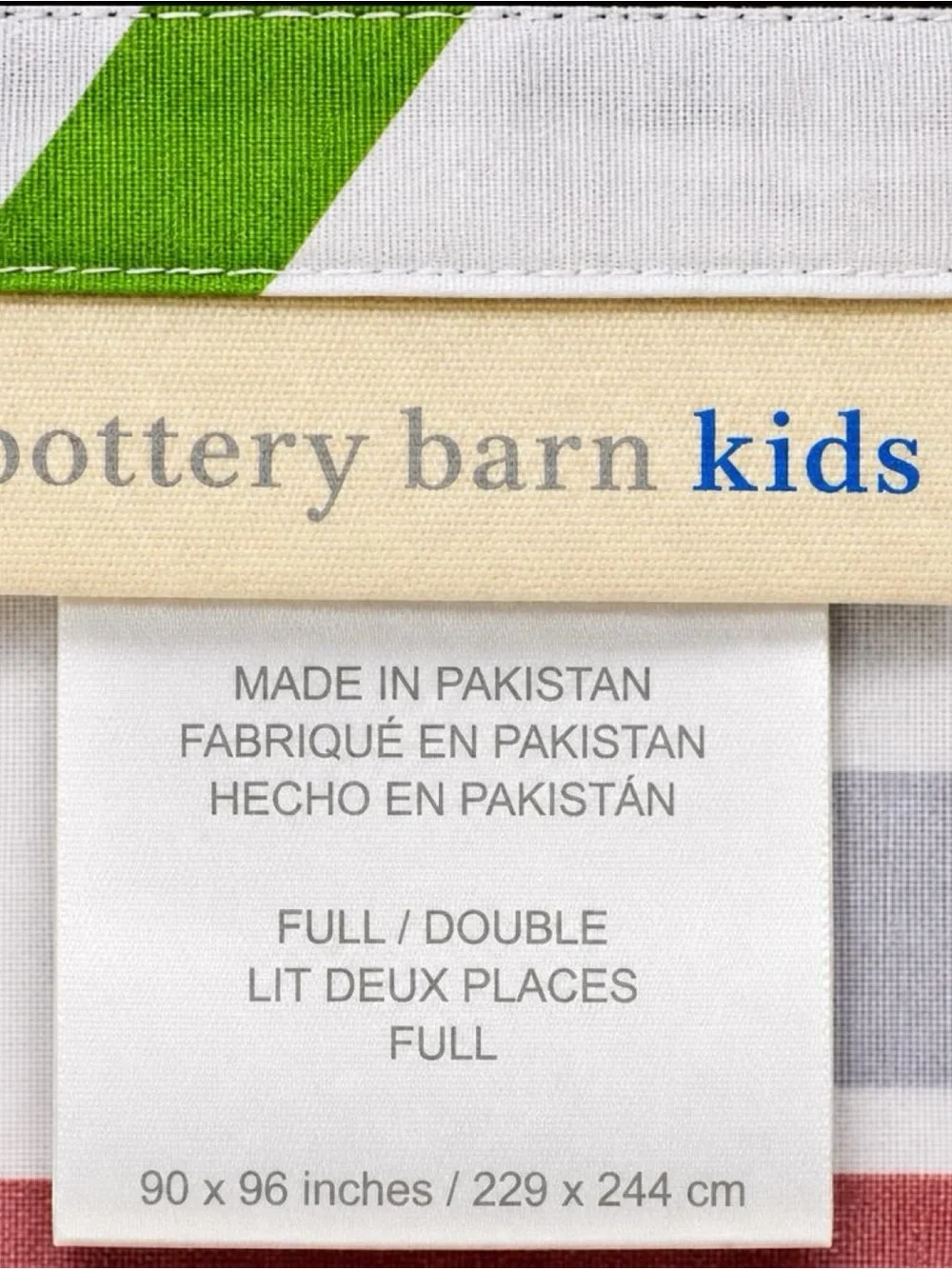 Pottery Barn Kids Planes Trains Automobiles Flat Sheet and 2 Pillowcases set PBK